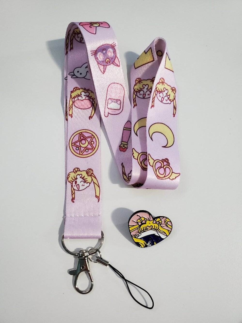✨$5 OFF $25 ✨ Sailor Moon Lanyard and Enamel Pin